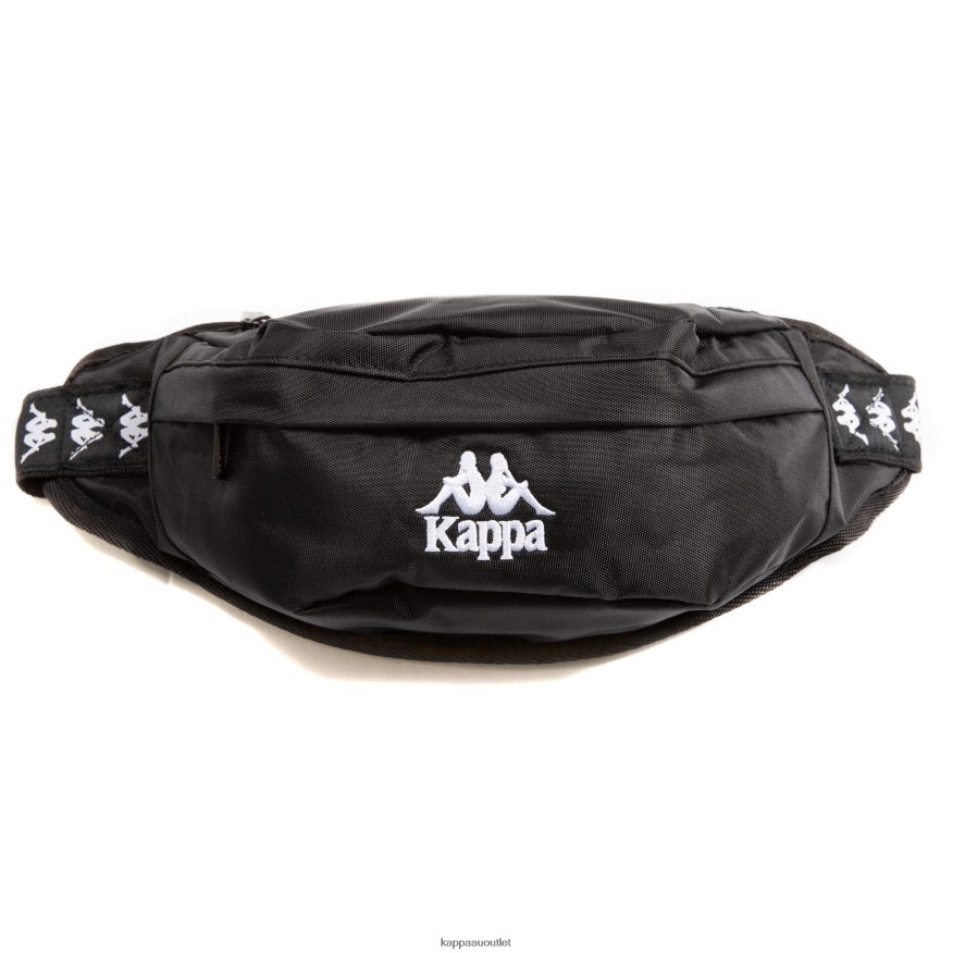 Kappa Unisex 222 Banda Anais Pouch Bag BLACK WHITE R0HPN8362