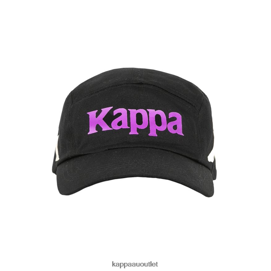 Kappa Unisex Authentic Anfrei Cap Black Smoke Sand R0HPN8314