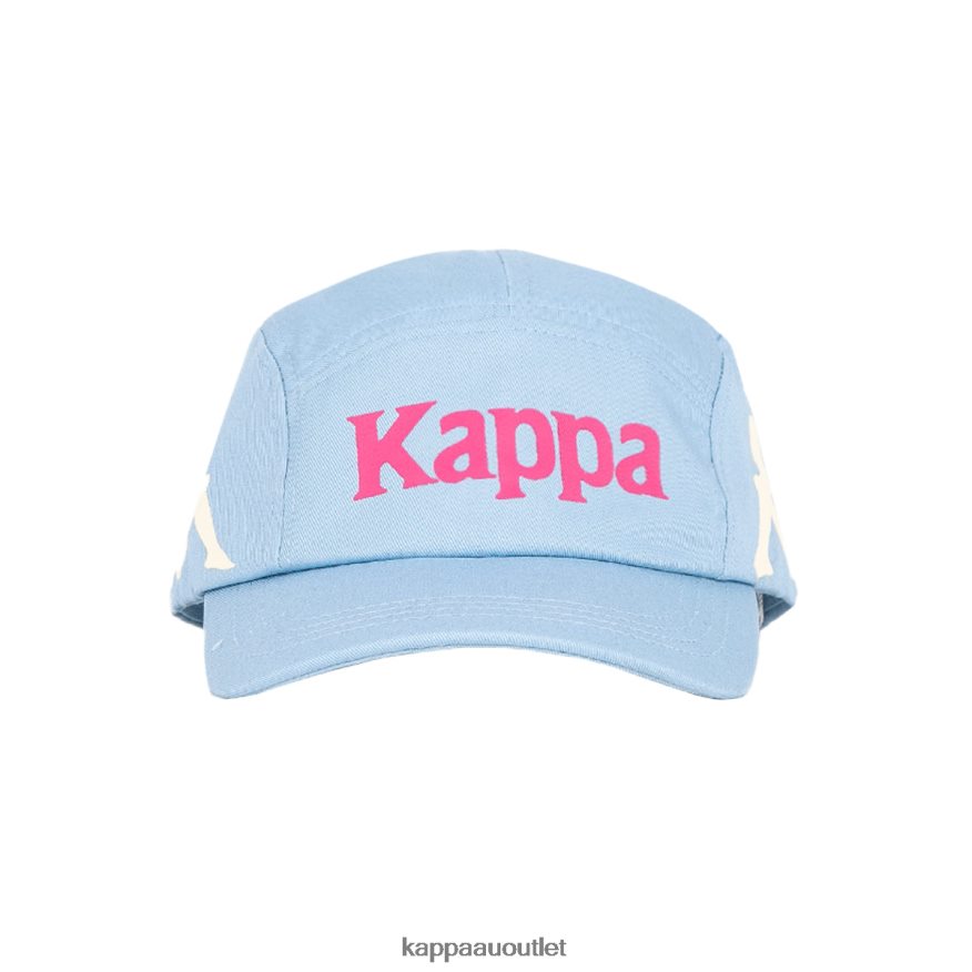 Kappa Unisex Authentic Anfrei Cap Light Blue Pink R0HPN8313