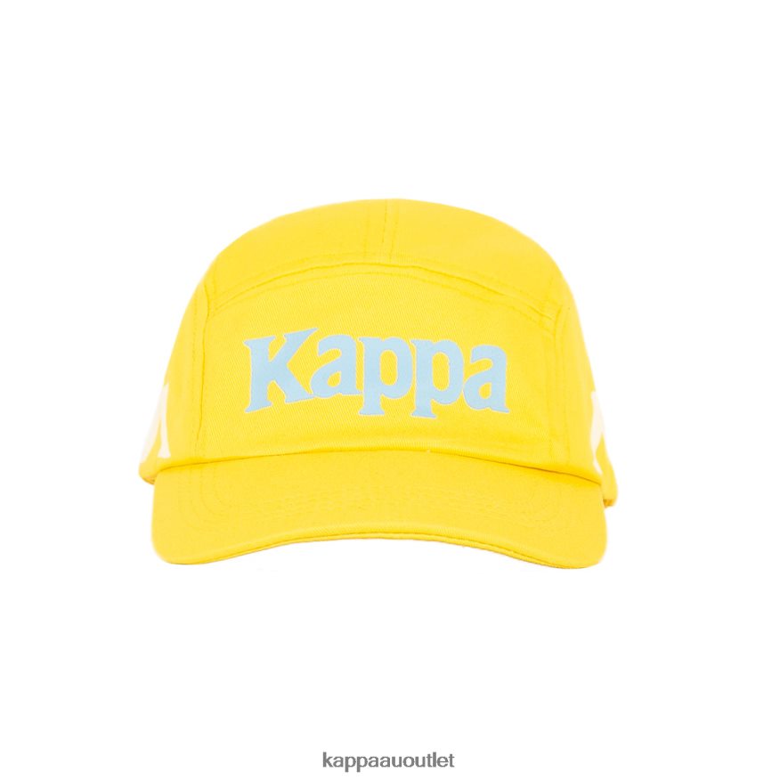 Kappa Unisex Authentic Anfrei Cap Yellow Light Blue R0HPN8304