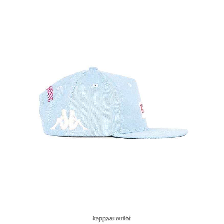 Kappa Unisex Authentic Graphik Tornado Cap Light Blue Pink R0HPN8309