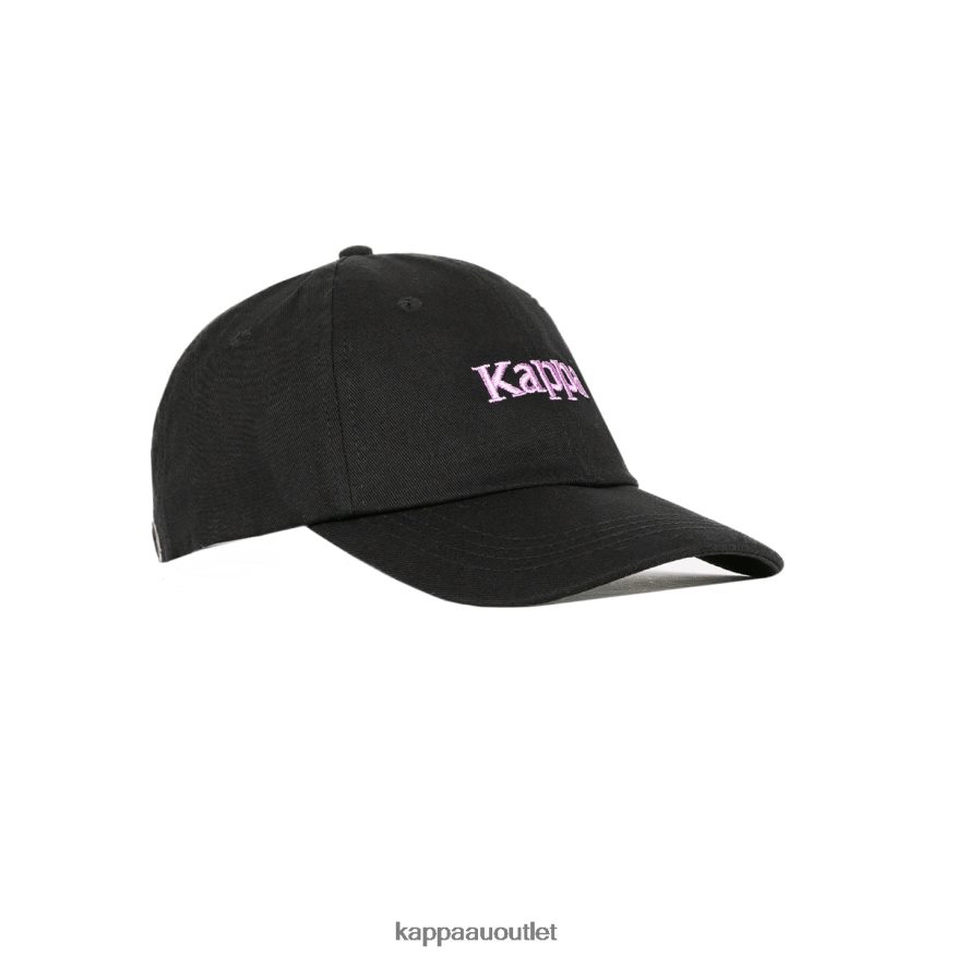 Kappa Unisex Authentic Hoogeveen Cap Black Smoke Violet R0HPN8312
