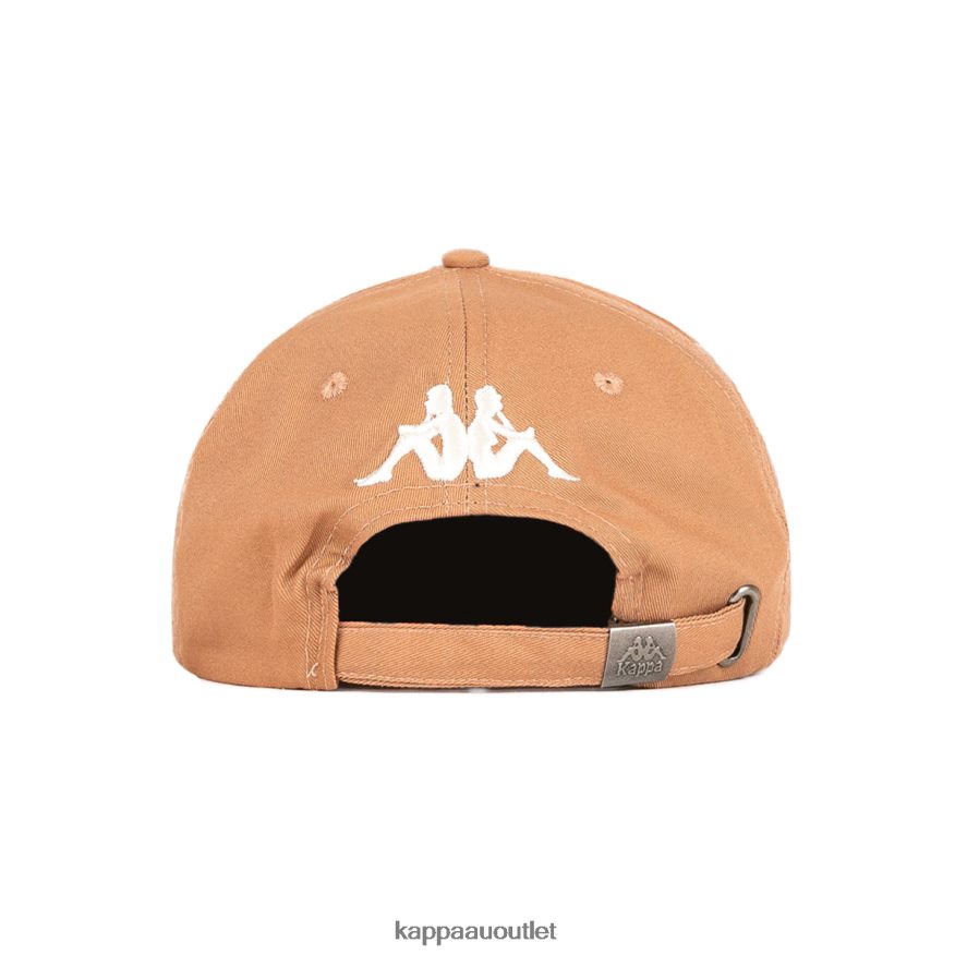Kappa Unisex Authentic Hoogeveen Cap Brown Yellow R0HPN8303