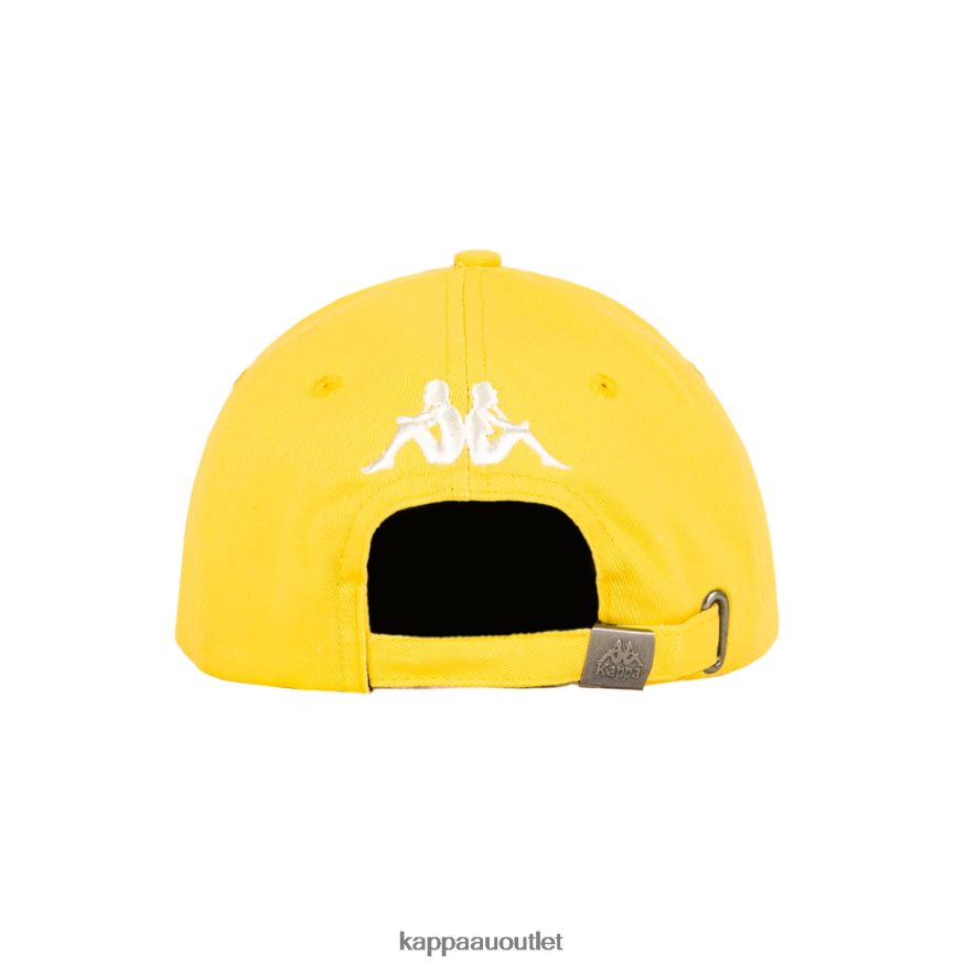 Kappa Unisex Authentic Hoogeveen Cap Yellow Light Blue R0HPN8302