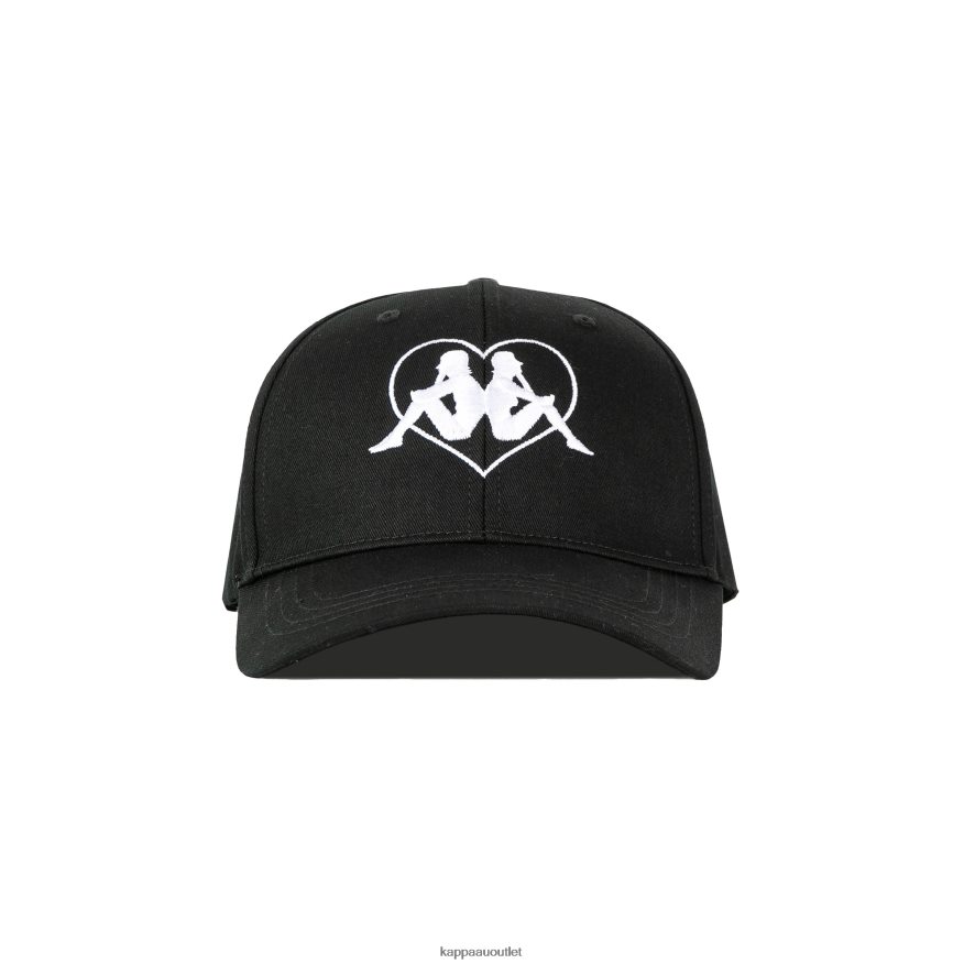Kappa Unisex Authentic Love Opole Cap Black R0HPN8284