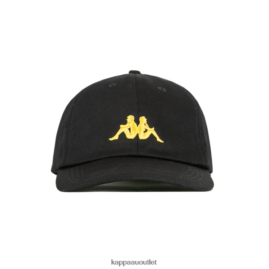 Kappa Unisex Authentic Meppel Cap Black Smoke R0HPN8336