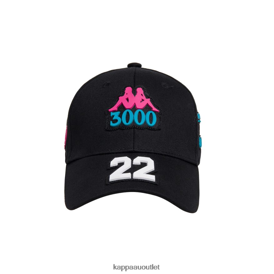 Kappa Unisex Authentic Gumball Genga Hat Black R0HPN8307