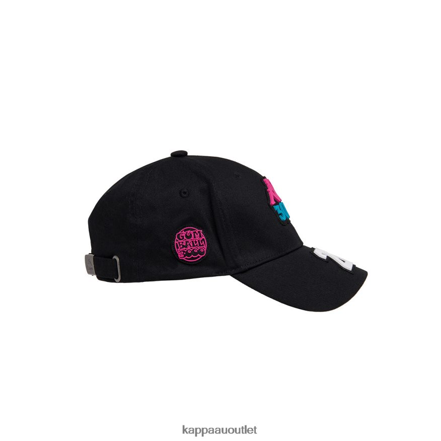 Kappa Unisex Authentic Gumball Genga Hat Black R0HPN8307