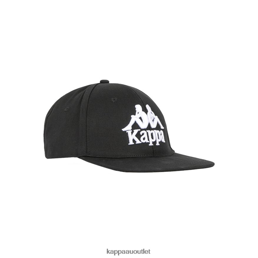 Kappa Unisex Kids Authentic Bzadem Hat Black Smoke R0HPN8293