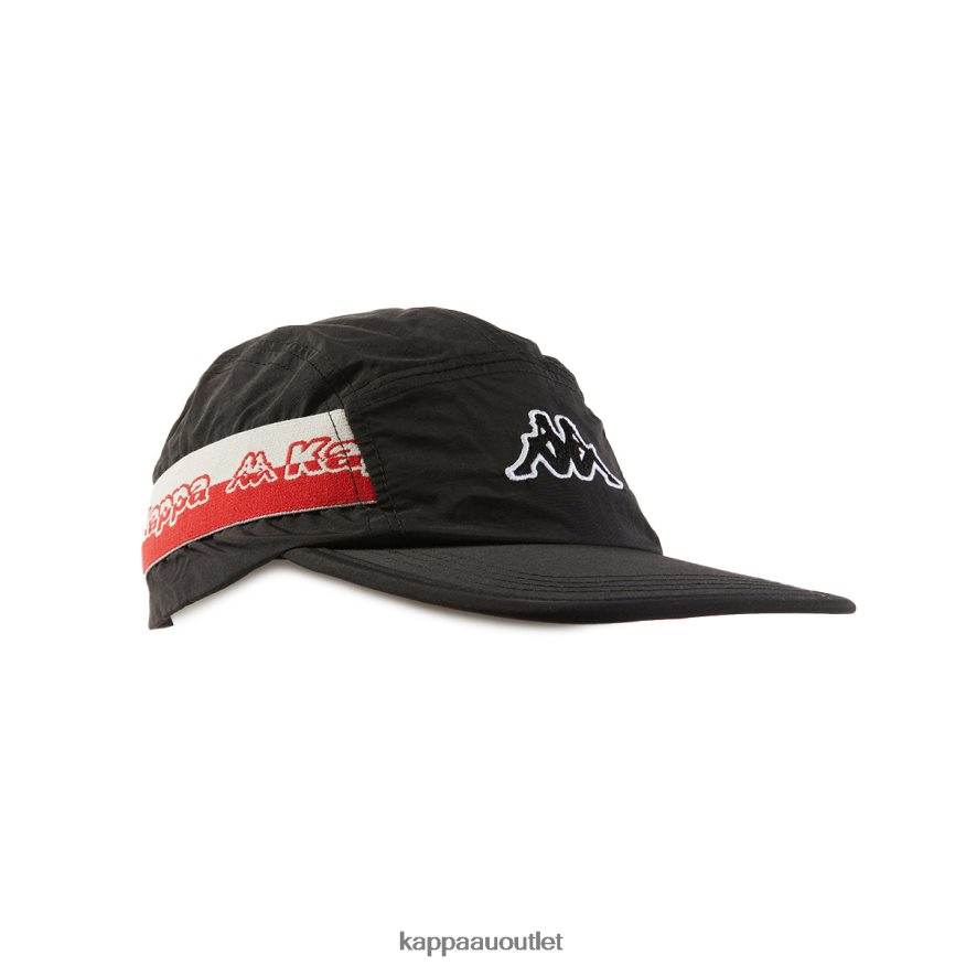 Kappa Unisex Logo Tape Drema Cap Black Smoke R0HPN8397