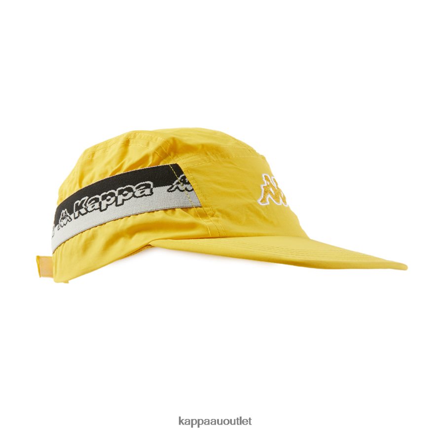 Kappa Unisex Logo Tape Drema Cap Yellow R0HPN8396