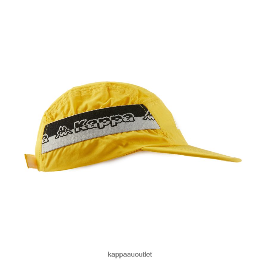 Kappa Unisex Logo Tape Drema Cap Yellow R0HPN8396