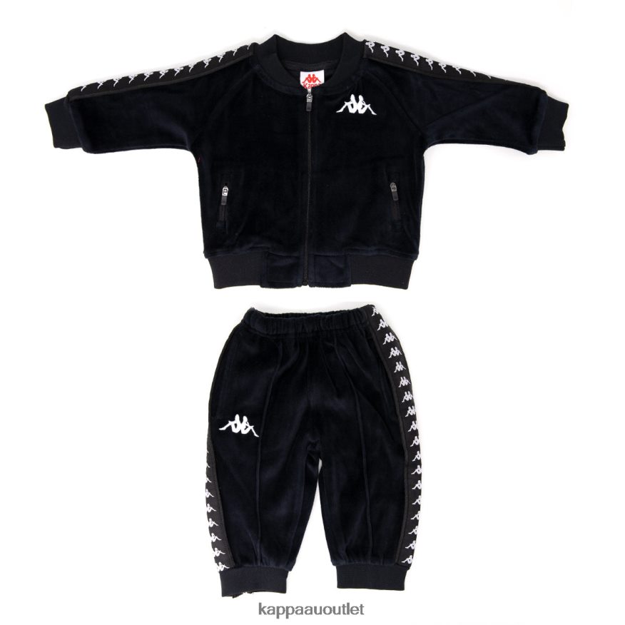 Kappa Unisex Infants 222 Banda Neash Tracksuit Black R0HPN8823