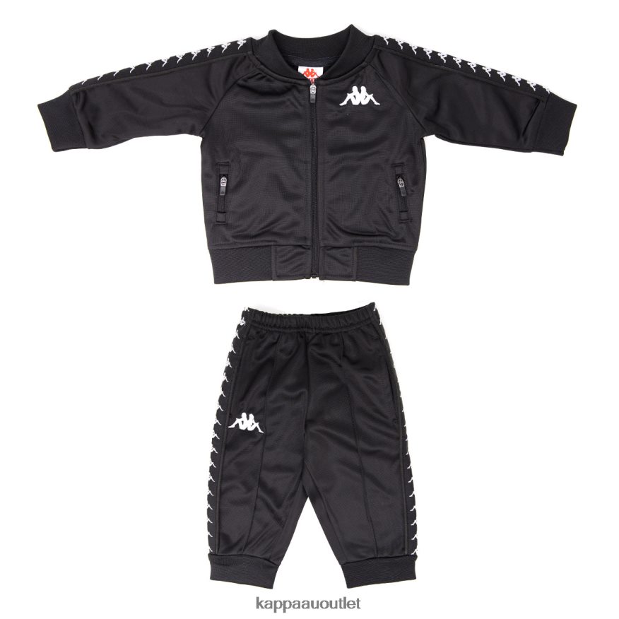 Kappa Unisex Infants 222 Banda Sbain Tracksuit Black R0HPN8819