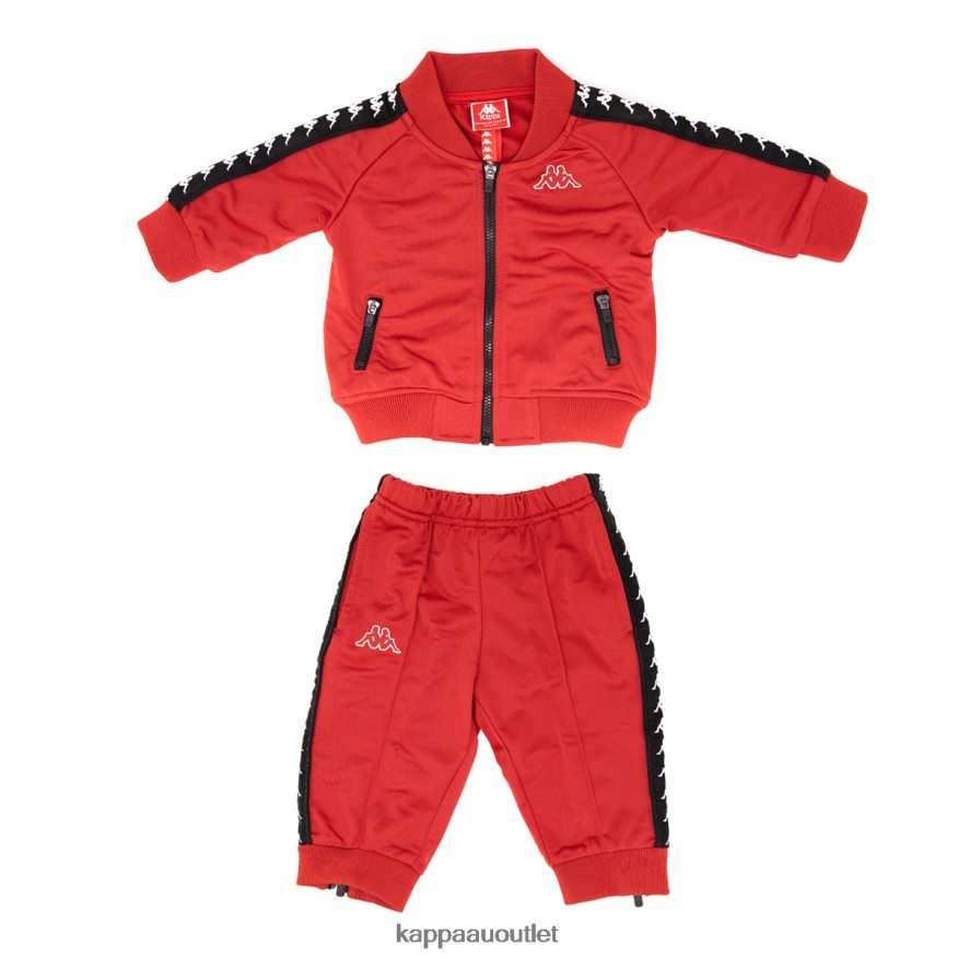 Kappa Unisex Infants 222 Banda Sbain Tracksuit Red R0HPN8820