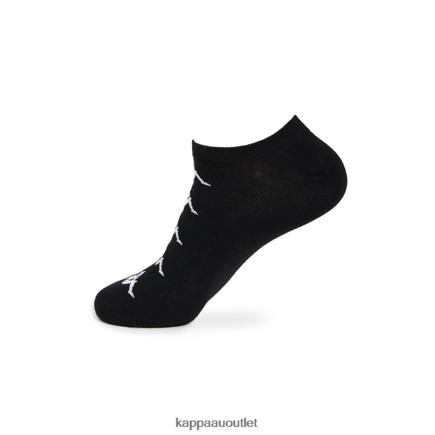 Kappa Unisex Authentic Assis Socks 3 Pack Black R0HPN8347