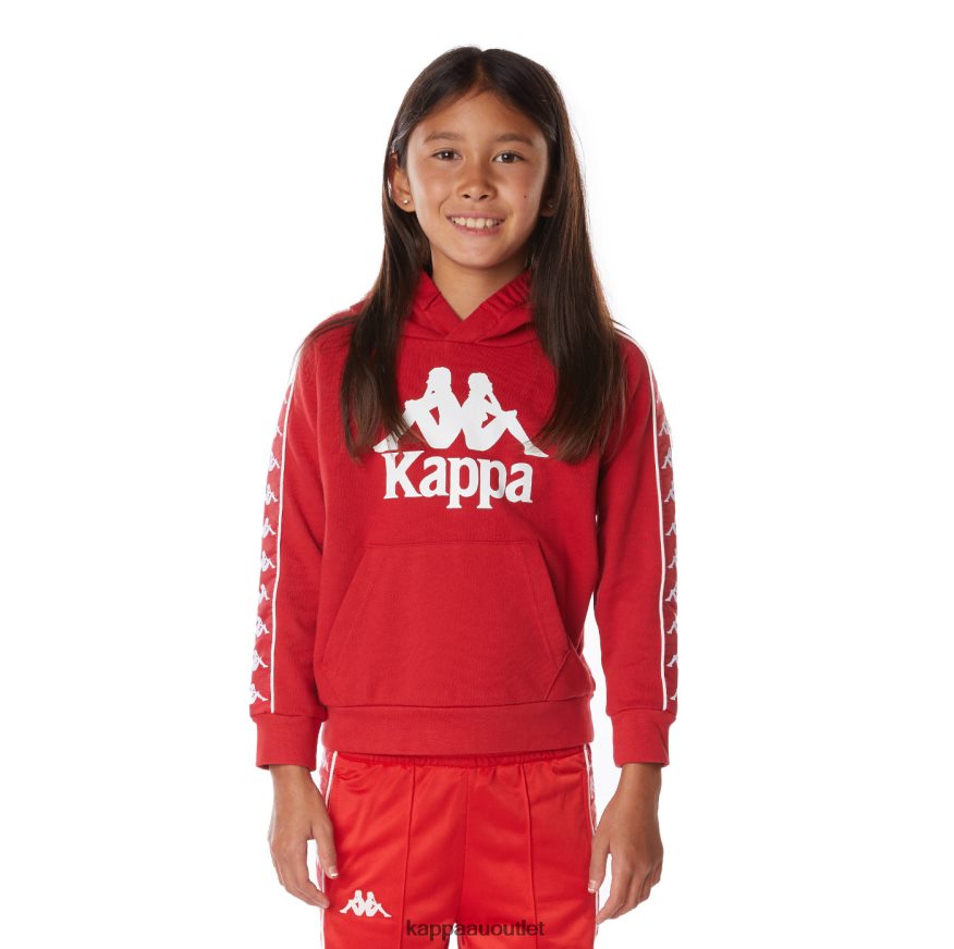 Kappa Kids Kids 222 Banda Hurtado 2 Hoodie Red R0HPN8515