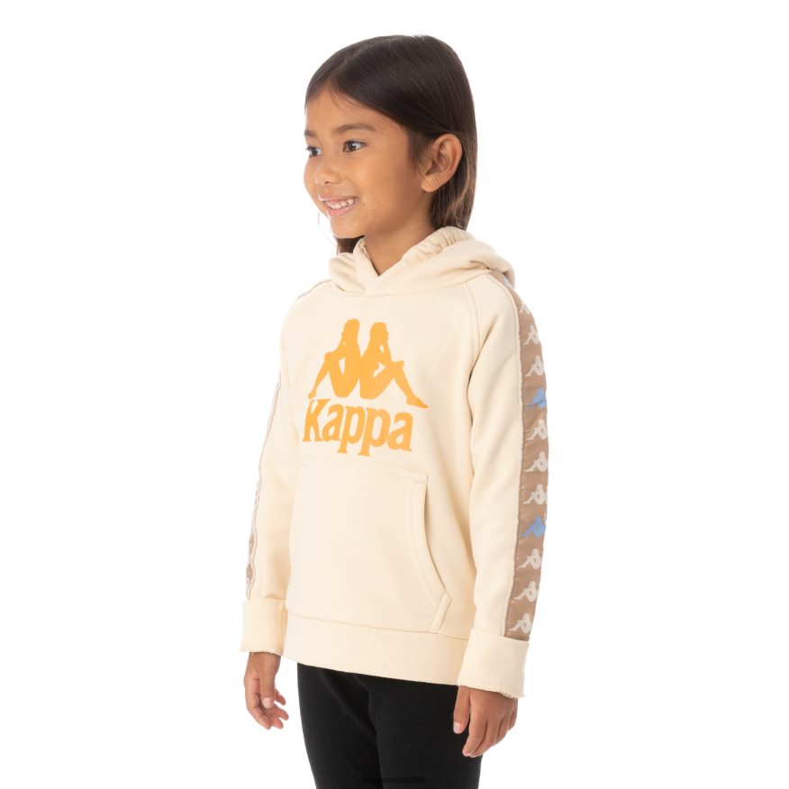 Kappa Kids Kids 222 Banda Hurtado 3 Hoodie Beige R0HPN8557