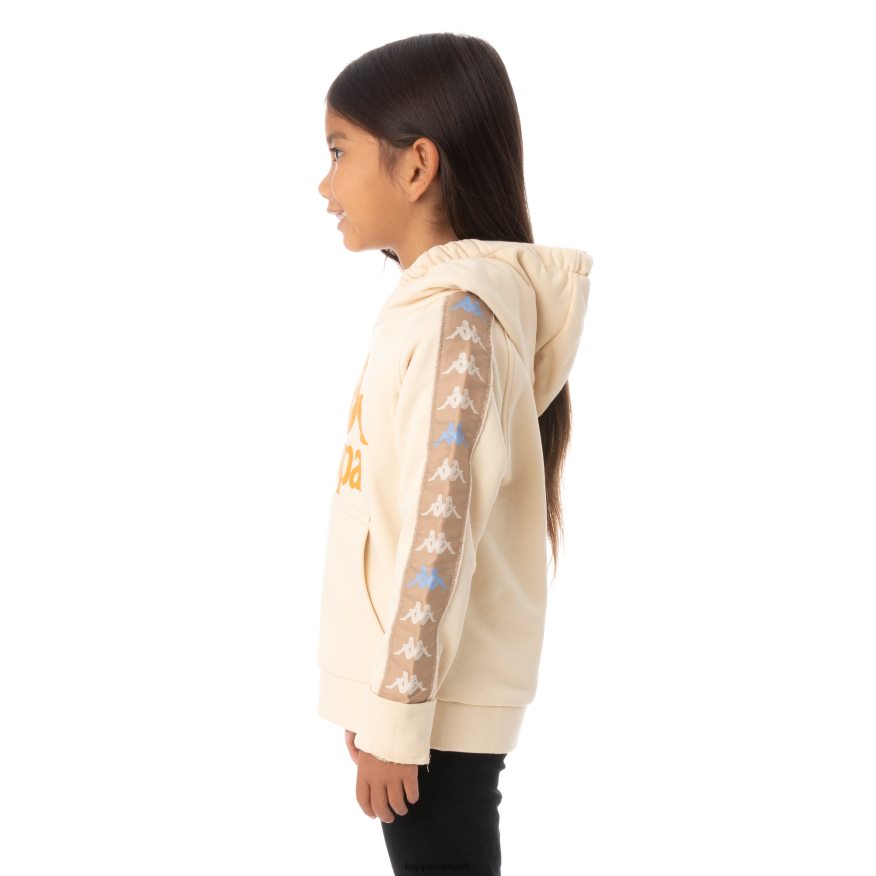 Kappa Kids Kids 222 Banda Hurtado 3 Hoodie Beige R0HPN8557