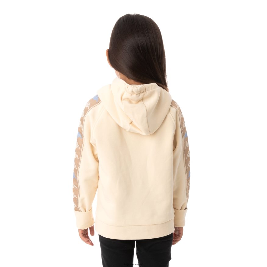 Kappa Kids Kids 222 Banda Hurtado 3 Hoodie Beige R0HPN8557