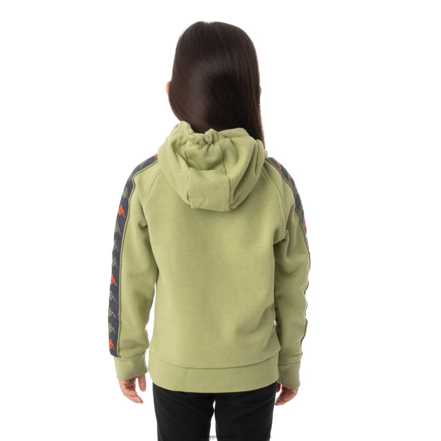 Kappa Kids Kids 222 Banda Hurtado 3 Hoodie Green Salvia R0HPN8550