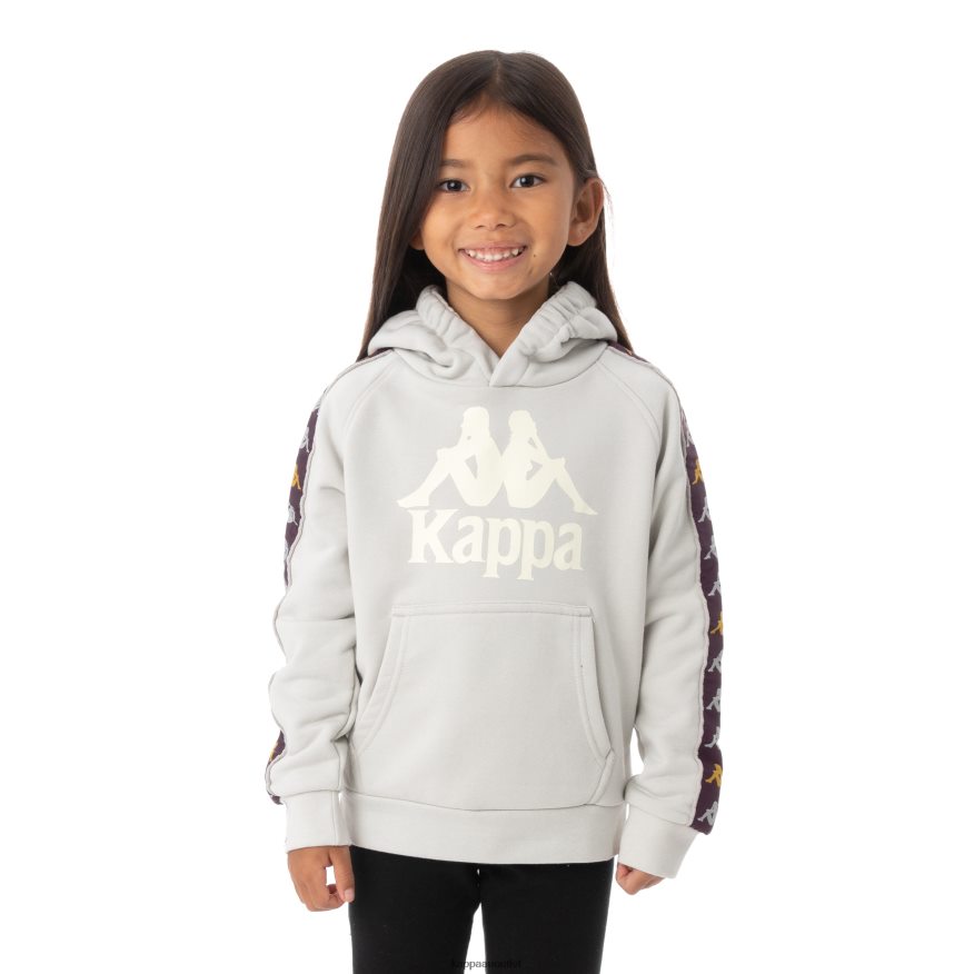 Kappa Kids Kids 222 Banda Hurtado 3 Hoodie Grey Silver R0HPN8555
