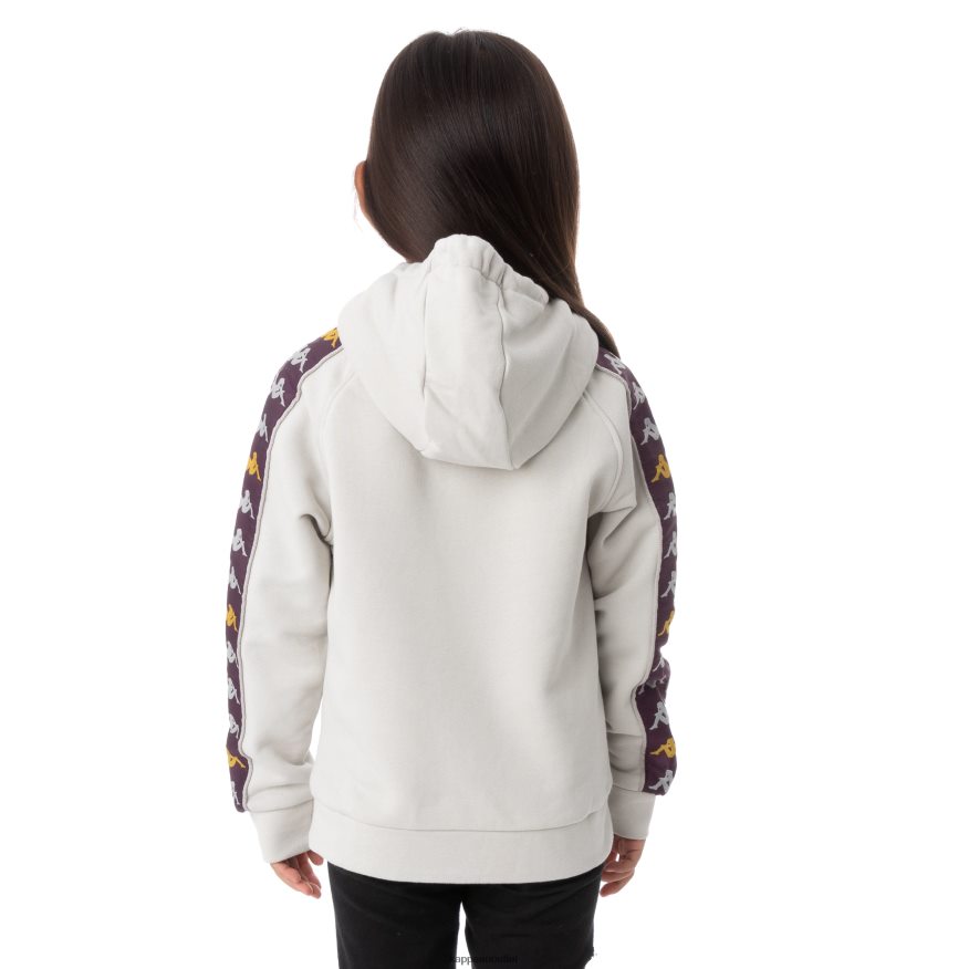 Kappa Kids Kids 222 Banda Hurtado 3 Hoodie Grey Silver R0HPN8555