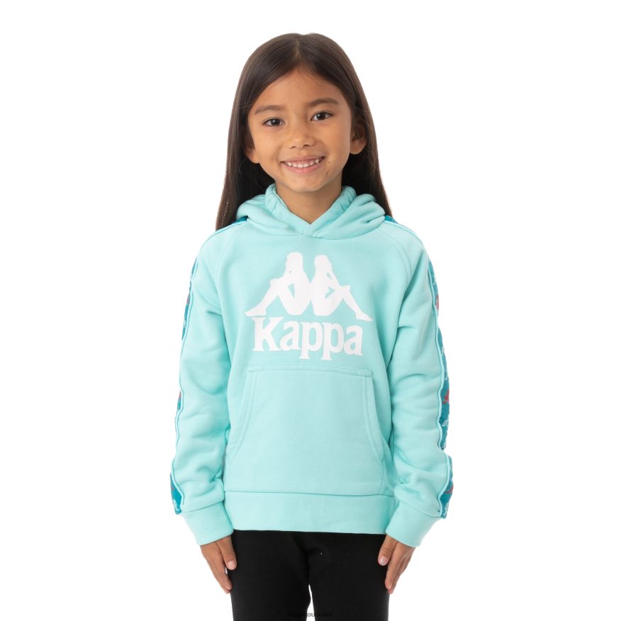 Kappa Kids Kids 222 Banda Hurtado 3 Hoodie Peacock R0HPN8556