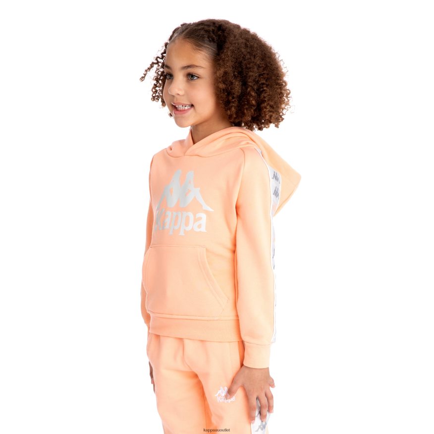 Kappa Kids Kids 222 Banda Hurtado 4 Hoodie Peach R0HPN8526