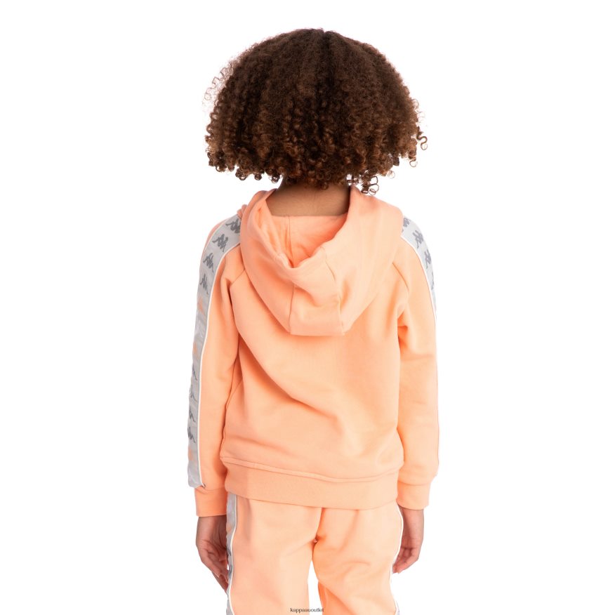 Kappa Kids Kids 222 Banda Hurtado 4 Hoodie Peach R0HPN8526