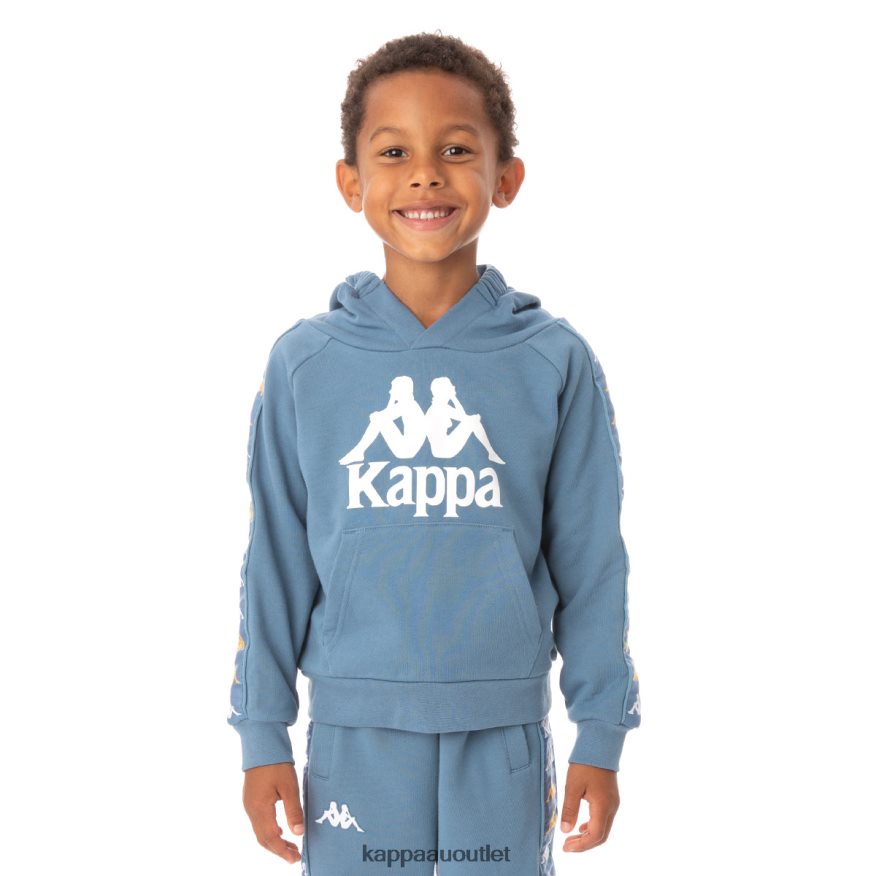 Kappa Kids Kids 222 Banda Hurtadon Hoodie Light Blue R0HPN8542