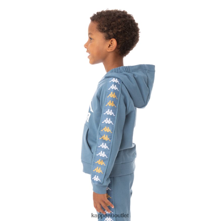Kappa Kids Kids 222 Banda Hurtadon Hoodie Light Blue R0HPN8542