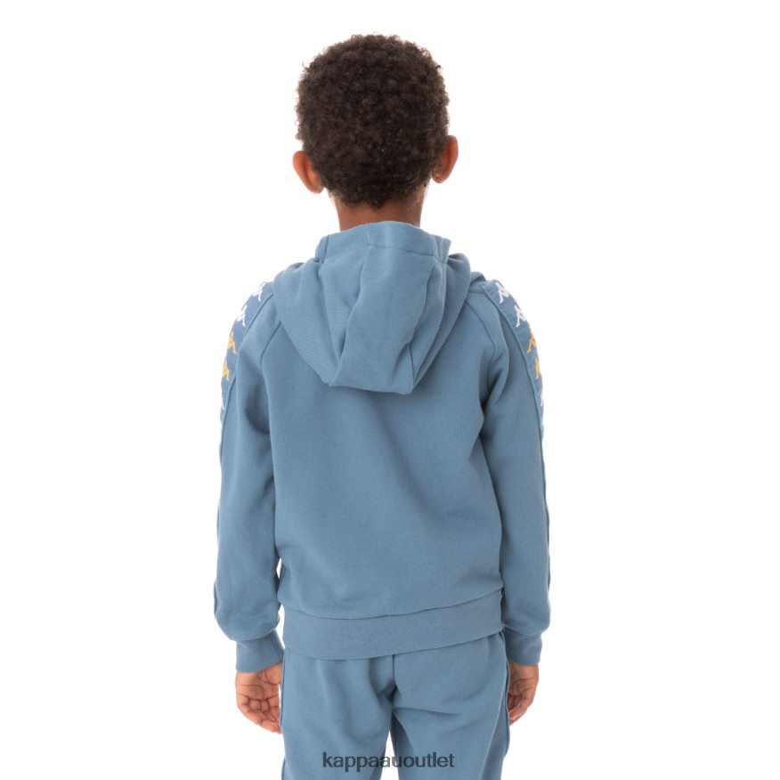 Kappa Kids Kids 222 Banda Hurtadon Hoodie Light Blue R0HPN8542