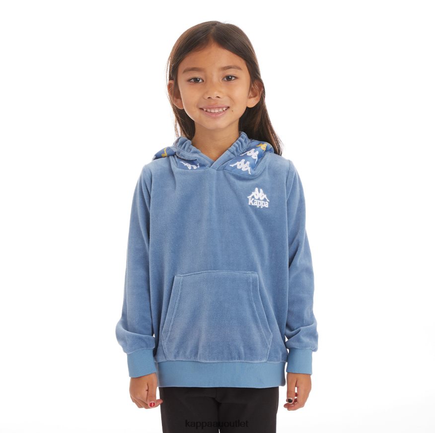 Kappa Kids Kids 222 Banda Loredo Hoodie Light Blue R0HPN8539