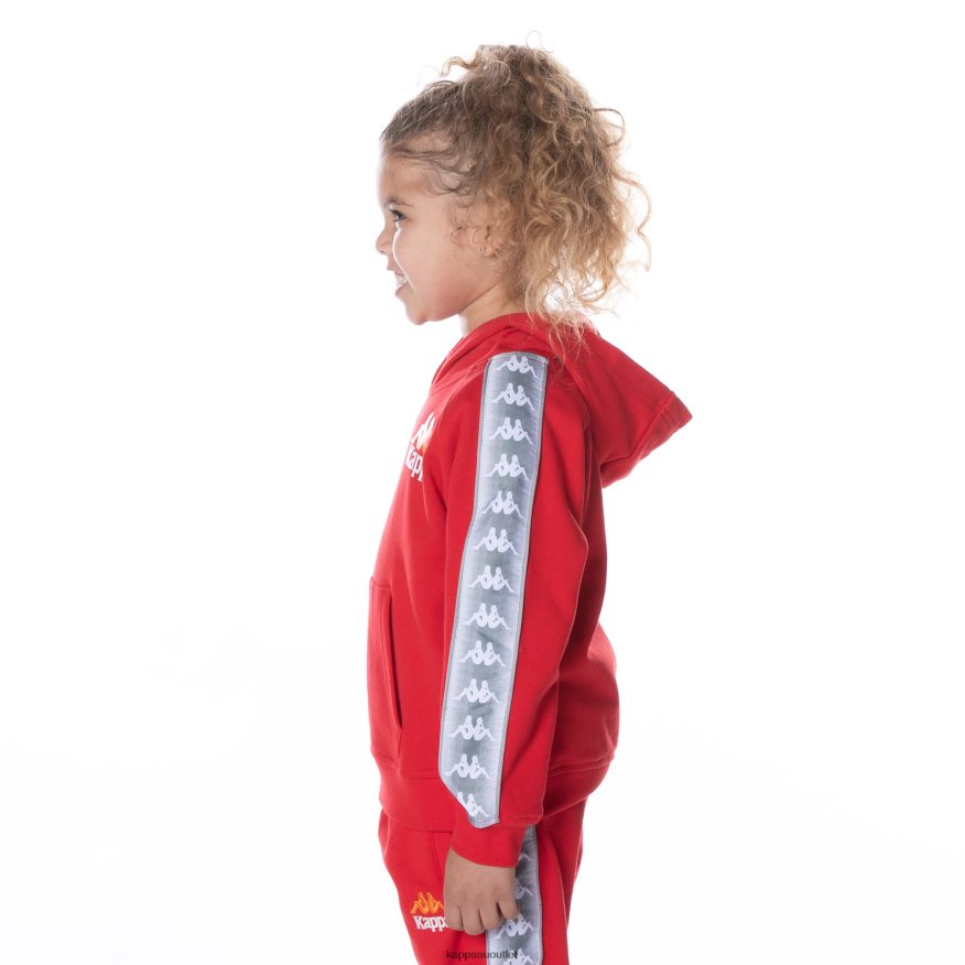 Kappa Kids Kids 222 Banda Solgo Hoodie RED R0HPN8502