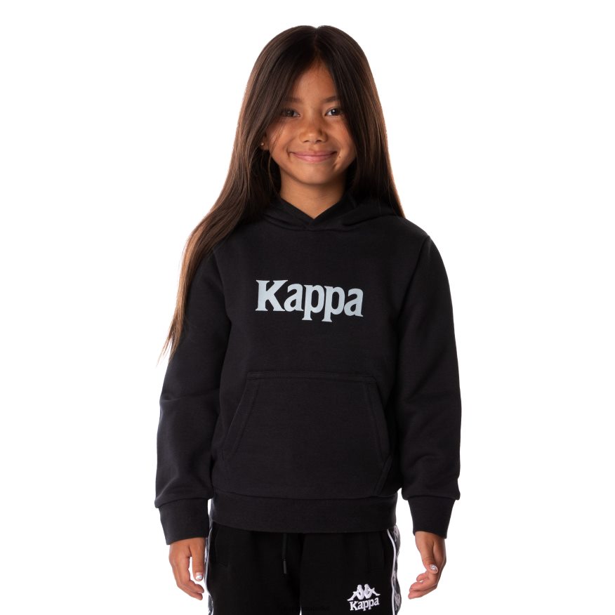 Kappa Kids Kids Authentic Haris Hoodie Black Smoke R0HPN8513