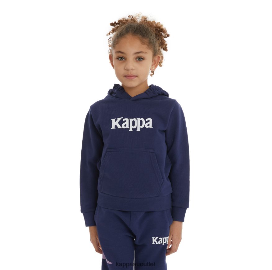 Kappa Kids Kids Authentic Haris Hoodie Navy R0HPN8524