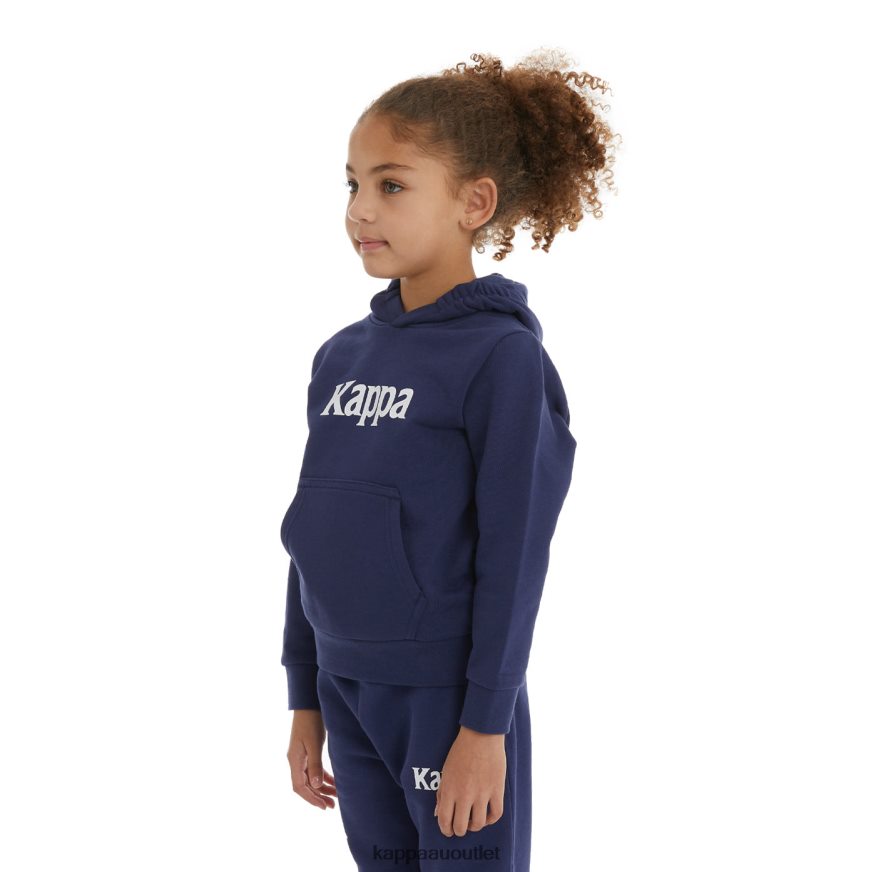 Kappa Kids Kids Authentic Haris Hoodie Navy R0HPN8524