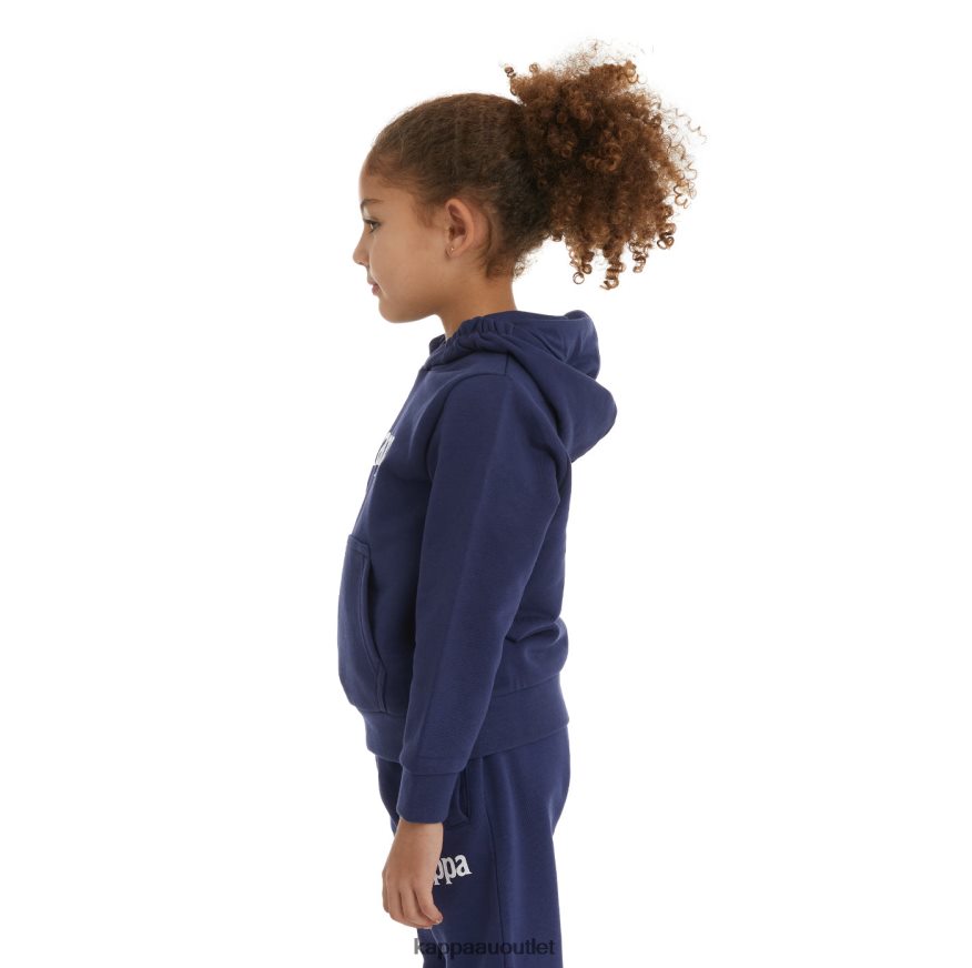 Kappa Kids Kids Authentic Haris Hoodie Navy R0HPN8524