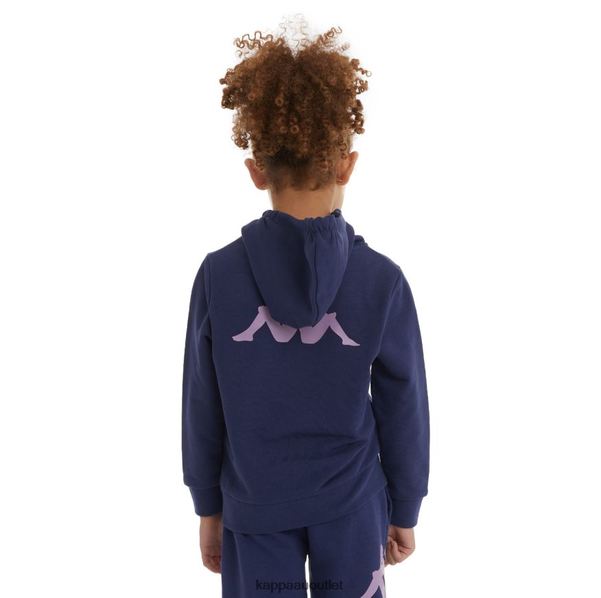Kappa Kids Kids Authentic Haris Hoodie Navy R0HPN8524