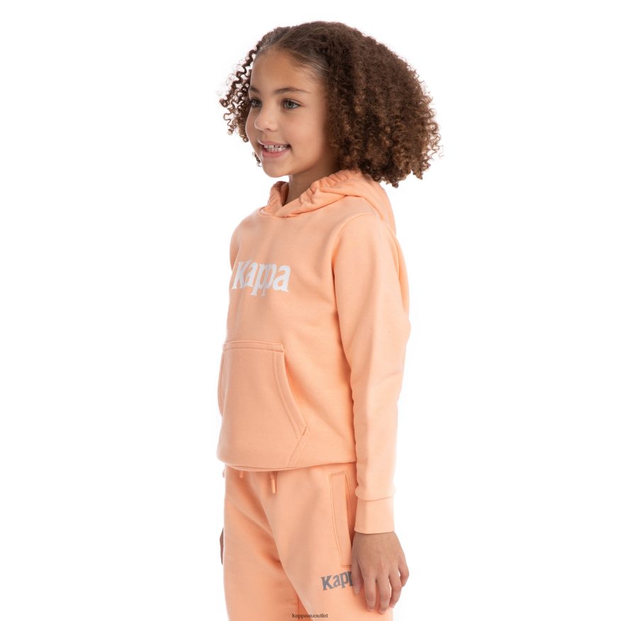 Kappa Kids Kids Authentic Haris Hoodie Peach R0HPN8523