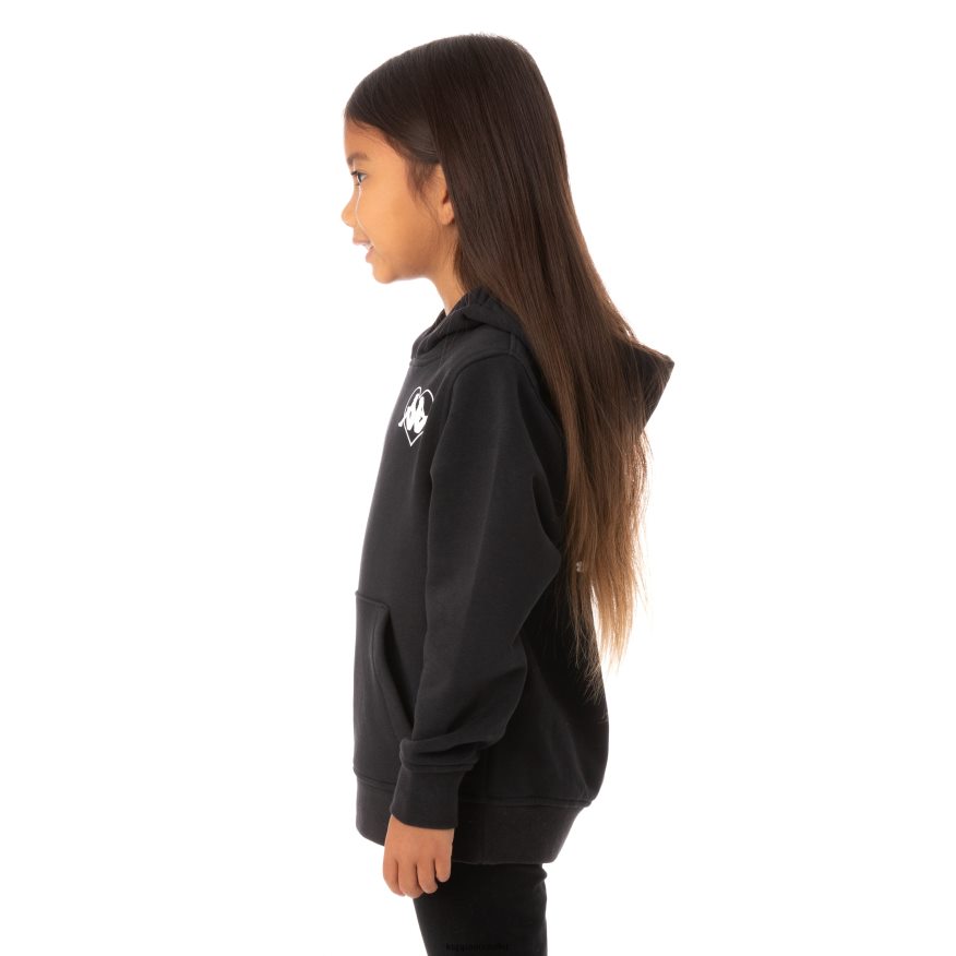 Kappa Kids Kids Authentic Love Torun Hoodie Black R0HPN8554