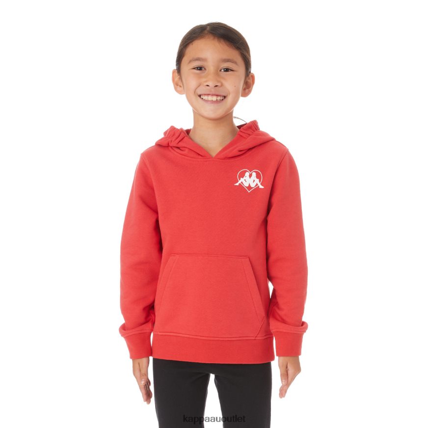 Kappa Kids Kids Authentic Love Torun Hoodie Red R0HPN8553