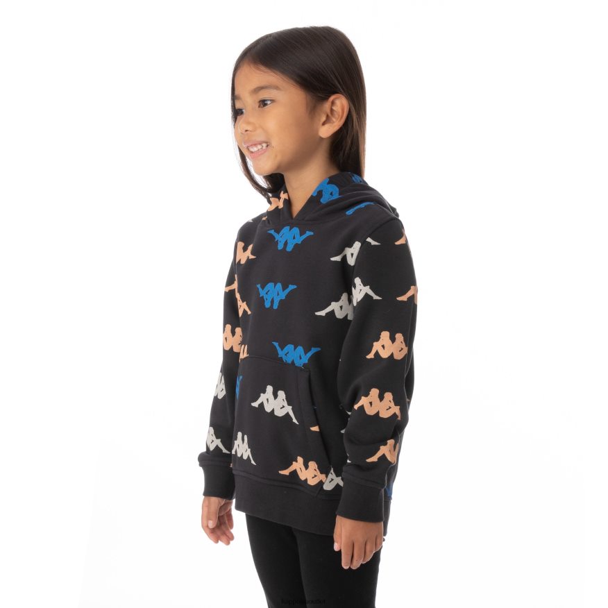 Kappa Kids Kids Authentic Sneek Hoodie Black R0HPN8549