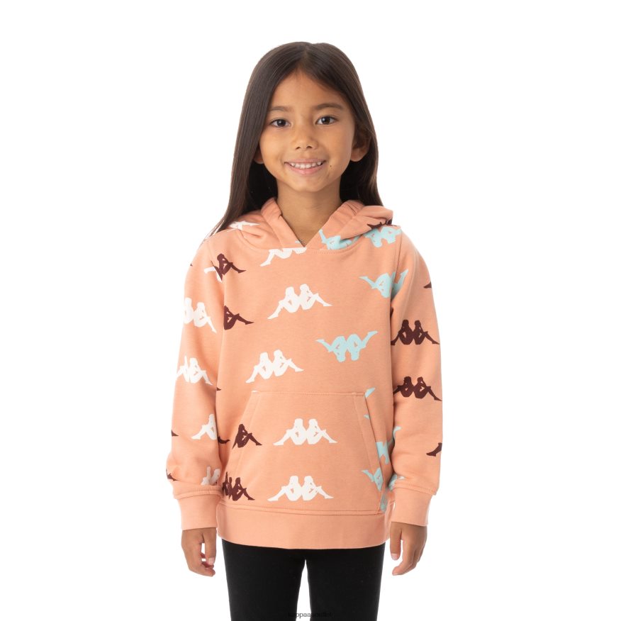 Kappa Kids Kids Authentic Sneek Hoodie Pink Coral R0HPN8548