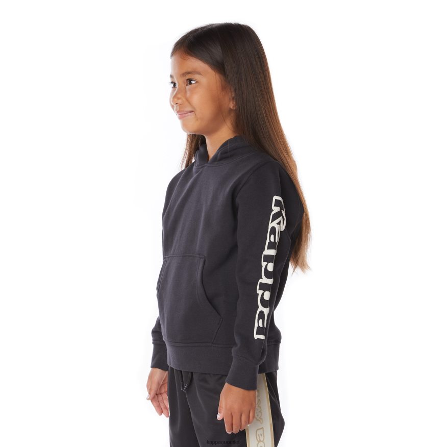 Kappa Kids Kids Logo Avo Hoodie Black Smoke R0HPN8510