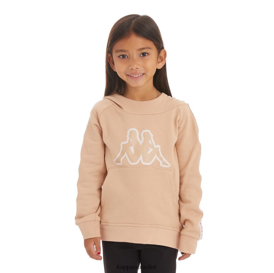 Kappa Kids Kids Logo Tape Apet 2 Hoodie Beige R0HPN8530