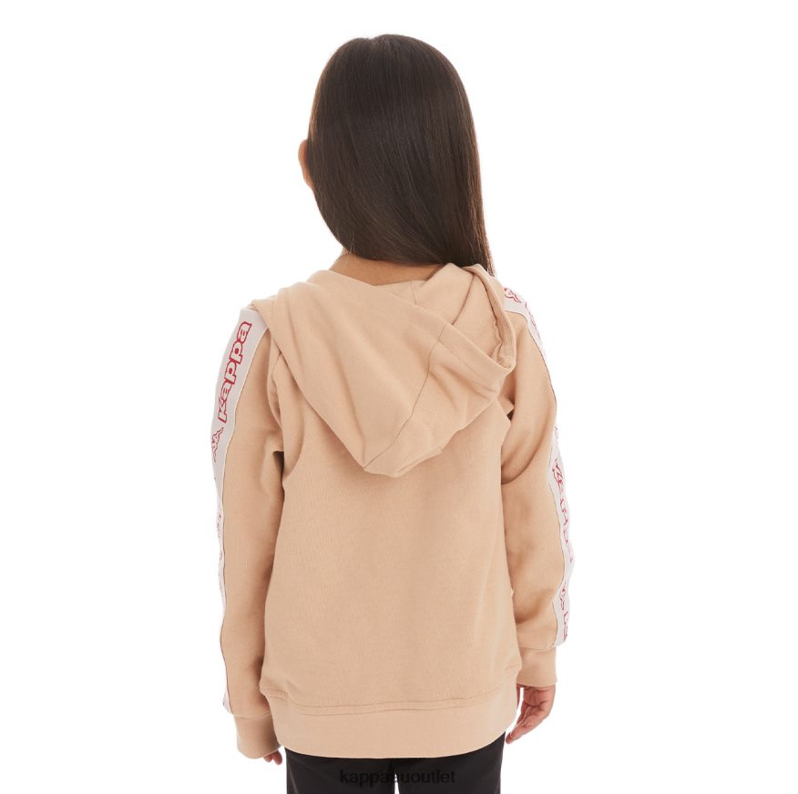 Kappa Kids Kids Logo Tape Apet 2 Hoodie Beige R0HPN8530
