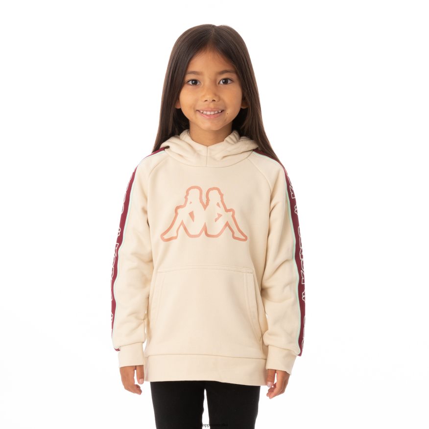 Kappa Kids Kids Logo Tape Apet 2 Hoodie Beige R0HPN8546