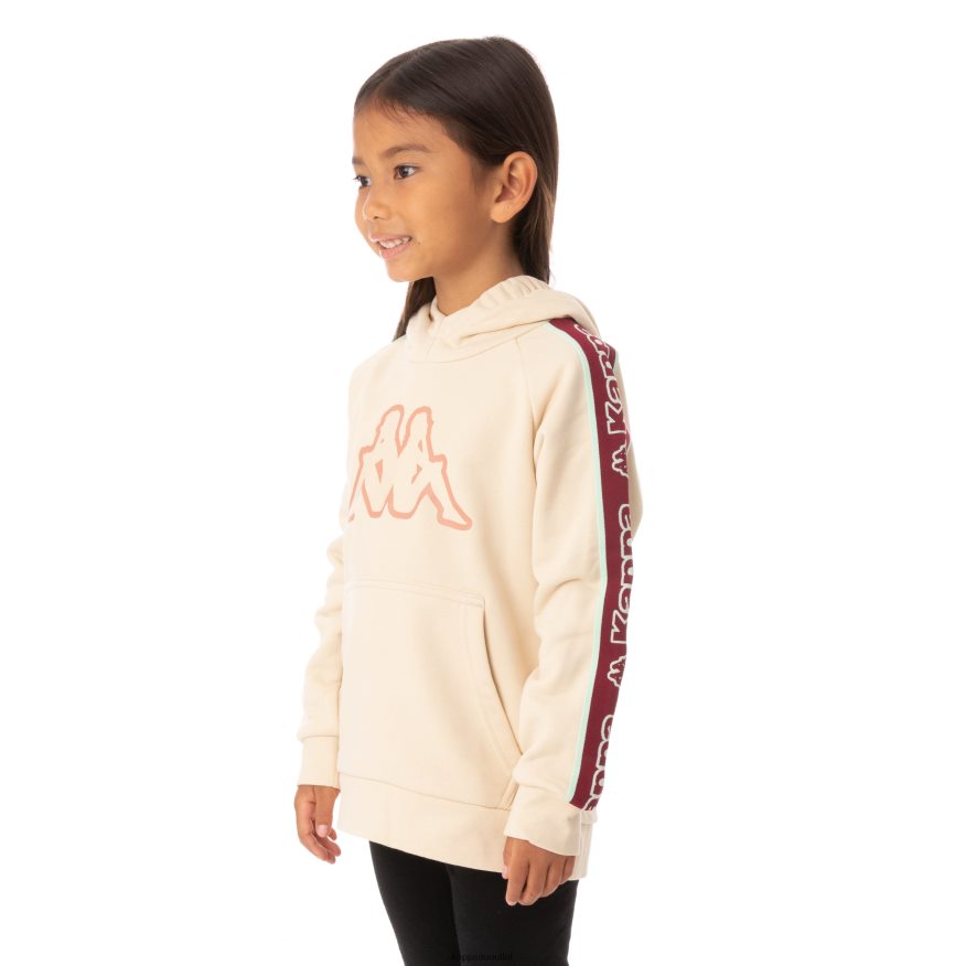 Kappa Kids Kids Logo Tape Apet 2 Hoodie Beige R0HPN8546